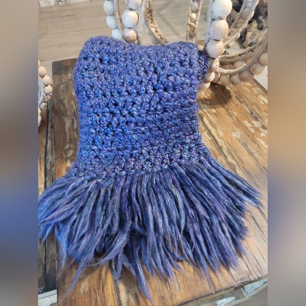 Purple Knit Scarff Fall Winter